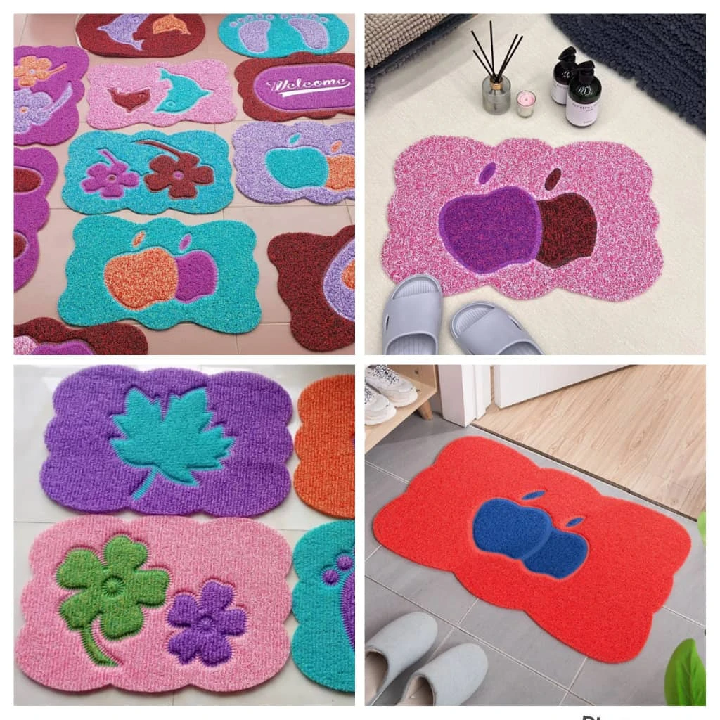 Tapis de Sol Absorbant & Antidérapant aux Motifs F...