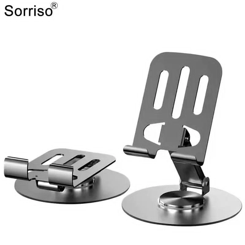 Support Métallique Rotatif 360° et Pliable pour Té...