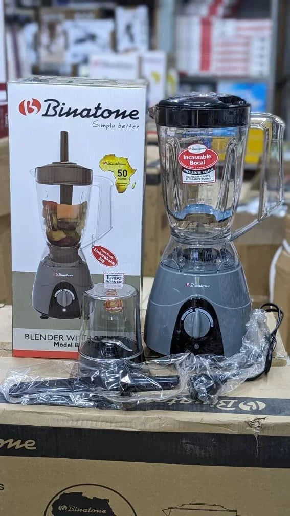 Blender avec Moulin Binatone BLG-460 (Gris) – Amaz...