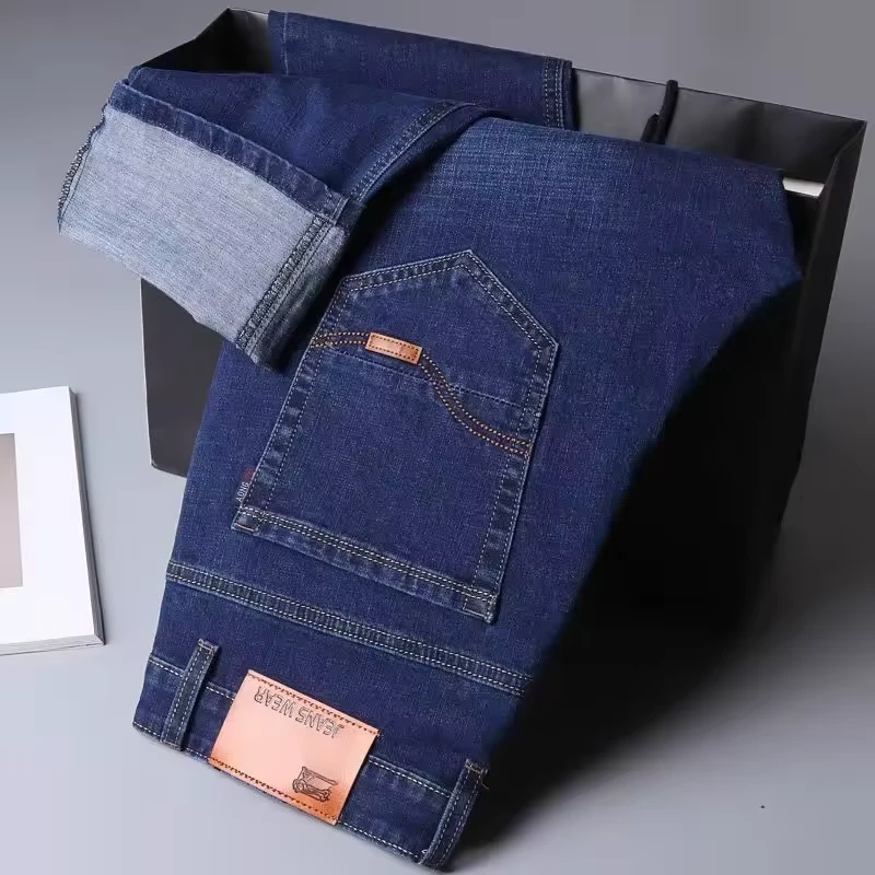 Jean Homme Slim Bleu Denim Classique